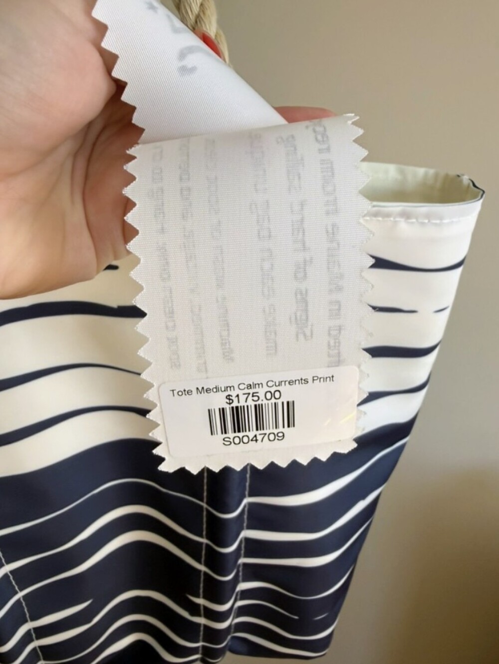 Sea Bags, Calm Currents Medium Tote, NWT - Picture 5 of 6